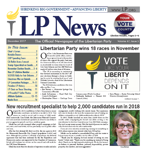 LP News, December 2017 LP News, December 2017