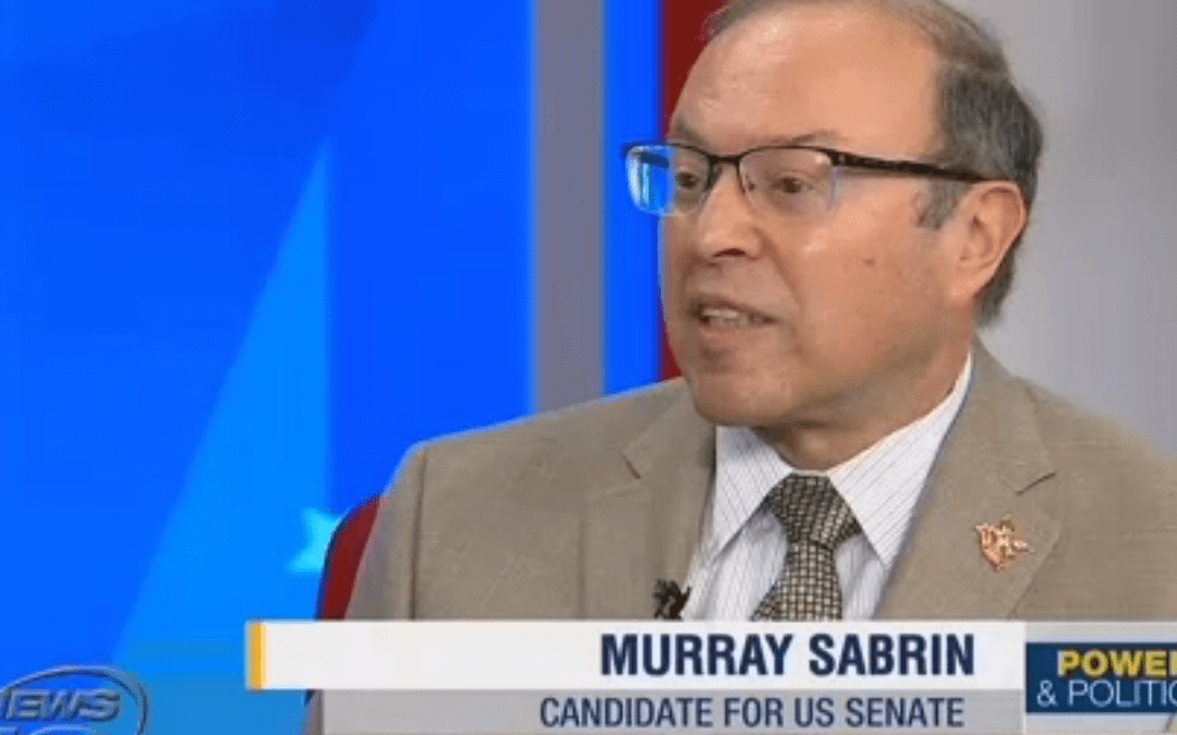 U.S. Senate candidate Sabrin makes the rounds, interviewing on News 12, 101.5 FM, Tom Woods