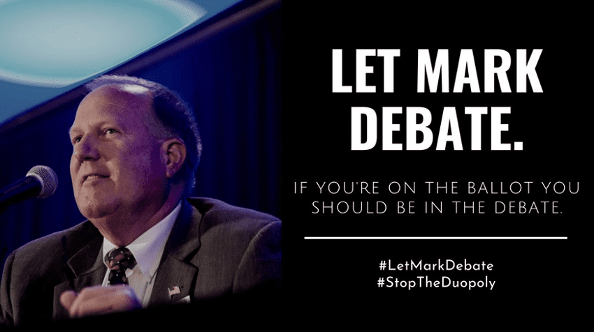 Libertarian Mark Tippetts excluded from TX governor debate, despite top-3 polling