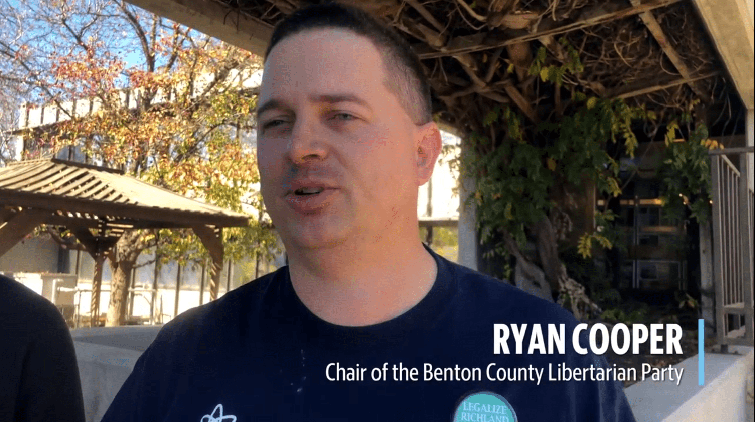 Ryan Cooper, chair of LP Benton County in Washington, in an interview with the Tri-City Herald in November 2018.