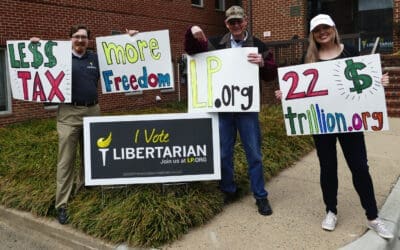 Libertarians stage nationwide Tax Day protests