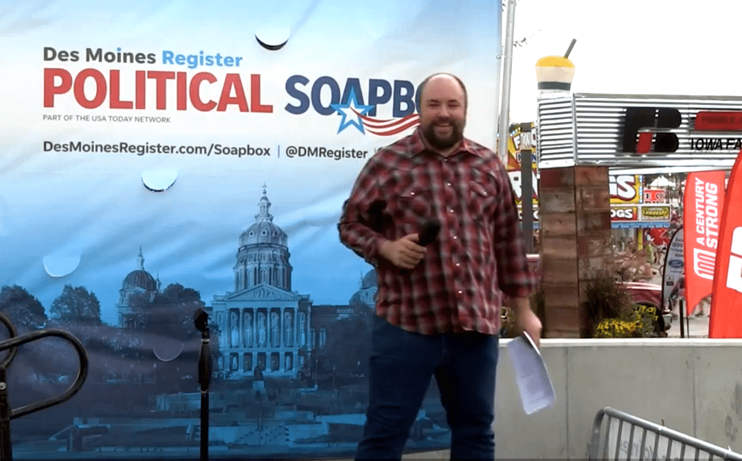 Libertarian Marco Battaglia runs for Des Moines City Council