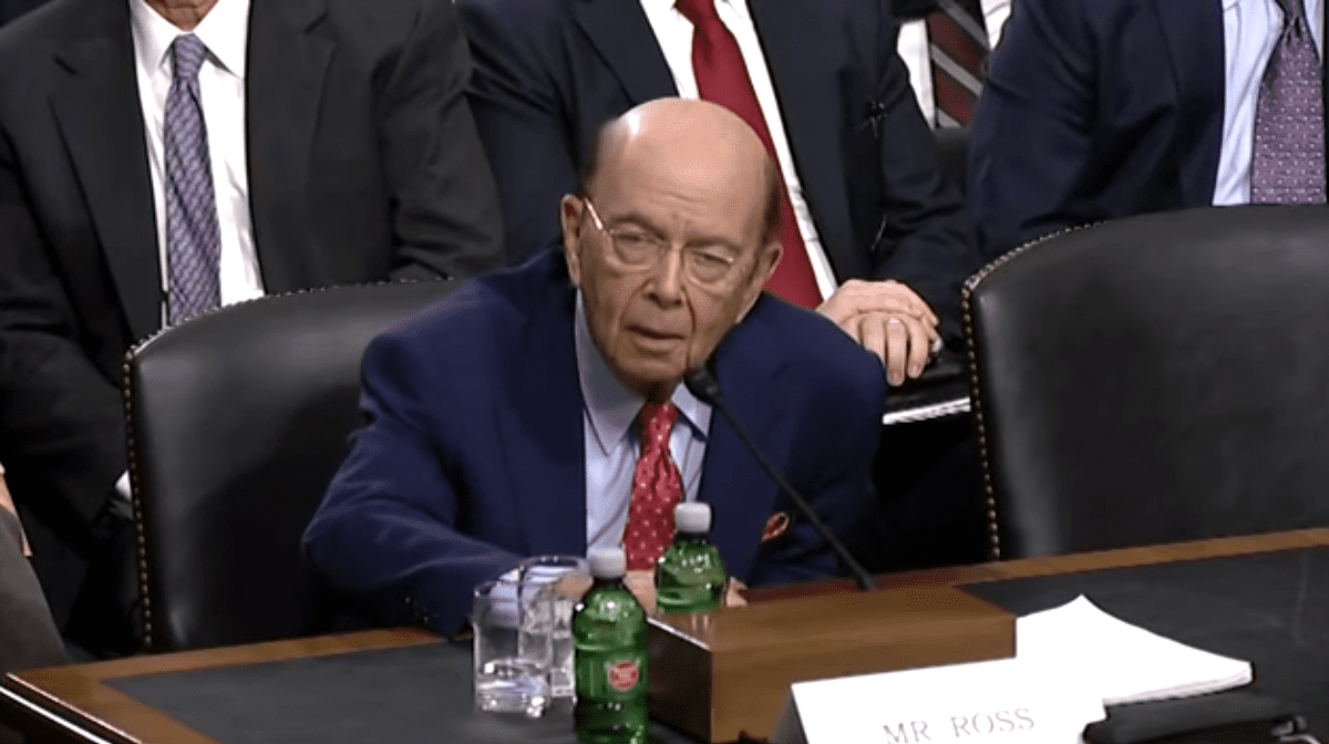 U.S. Department of Commerce Secretary Wilbur Ross U.S. Department of Commerce Secretary Wilbur Ross