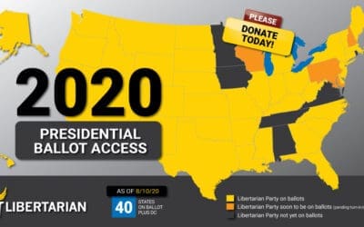 LP Presidential Ticket Makes Maine Ballot; On Track for Ballot Access in 50 States Plus DC