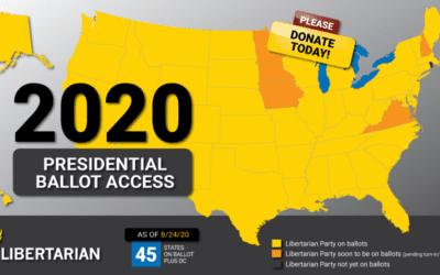 Presidential Ballot Access: Five States To Go